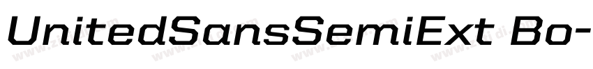UnitedSansSemiExt Bo字体转换